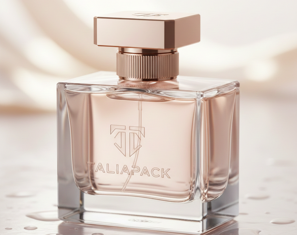 detail botol parfum custom dengan craftsmanship premium