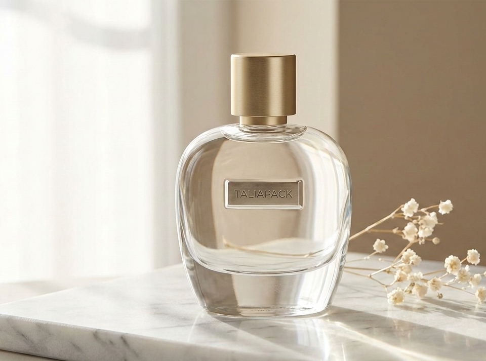 material botol parfum premium dengan desain elegan dan presisi tinggi