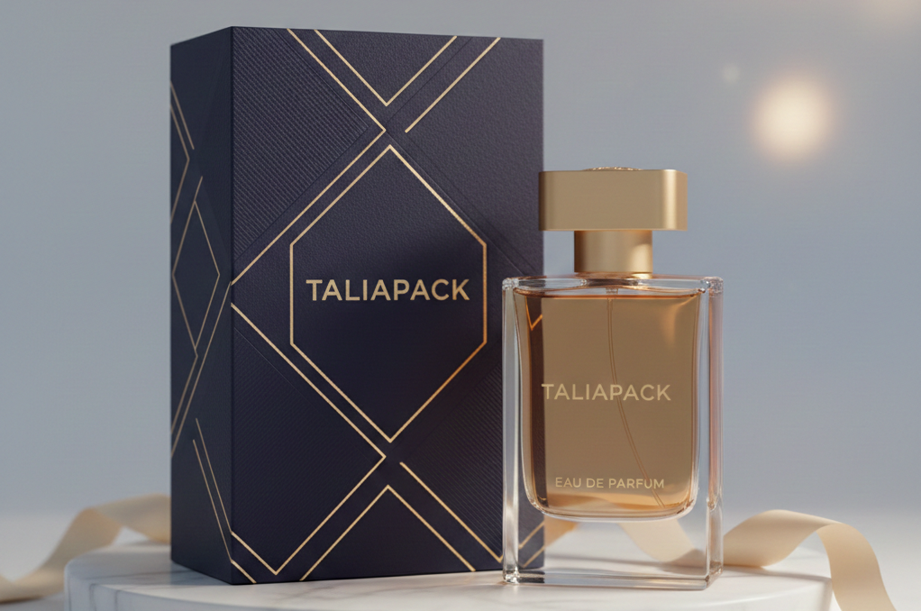 packaging botol parfum yang konsisten dengan identitas brand premium