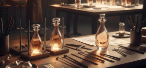 proses pembuatan botol parfum eksklusif dengan craftsmanship tinggi