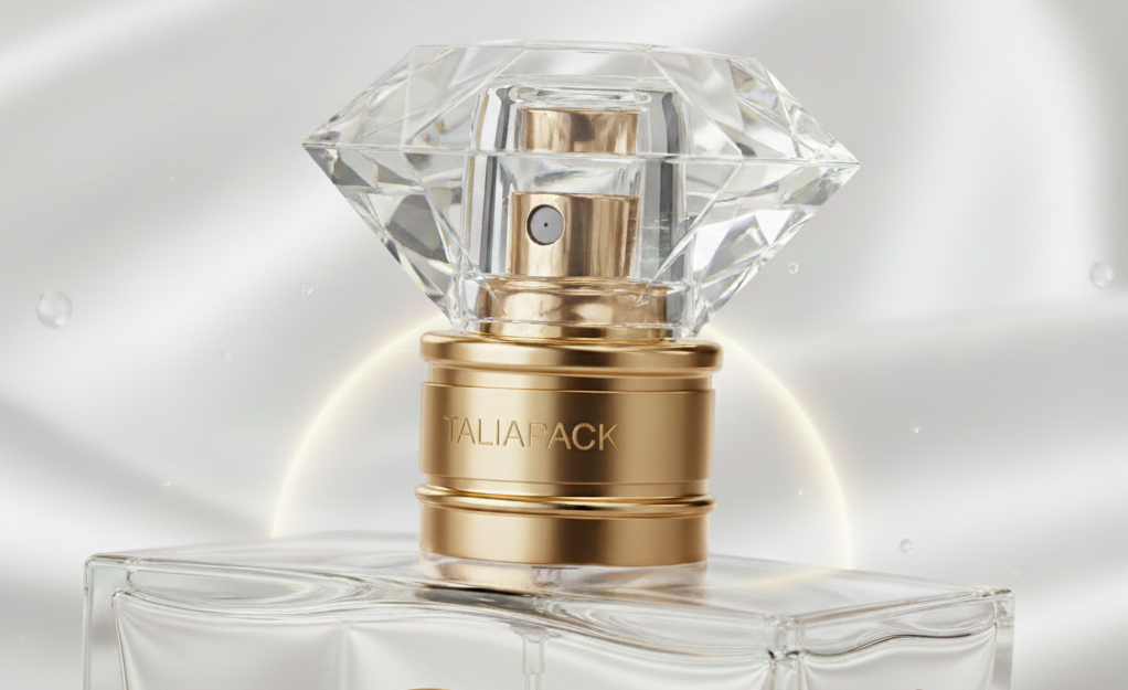 desain botol parfum dengan finishing premium dan detail presisi
