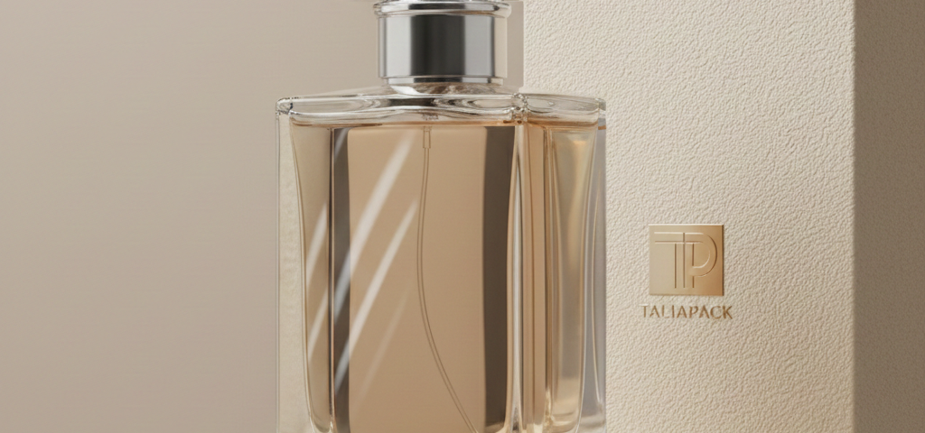 packaging botol parfum mewah dengan desain elegan dan eksklusif