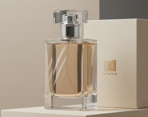 packaging botol parfum mewah dengan desain elegan dan eksklusif