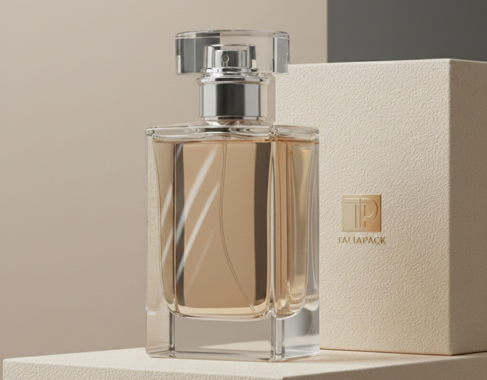 packaging botol parfum mewah dengan desain elegan dan eksklusif