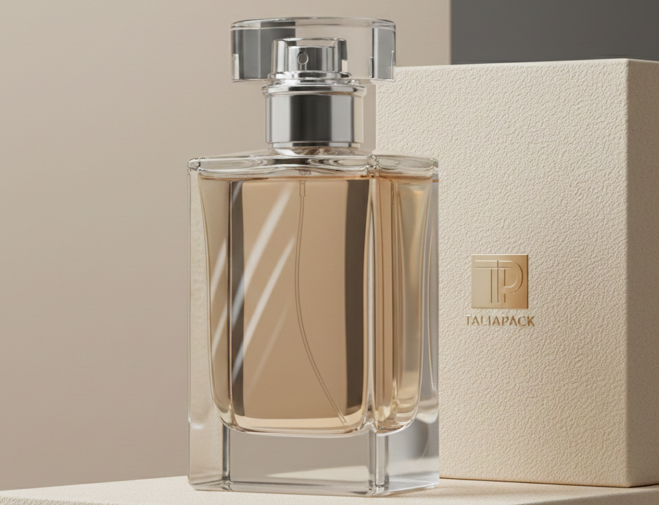 packaging botol parfum mewah dengan desain elegan dan eksklusif