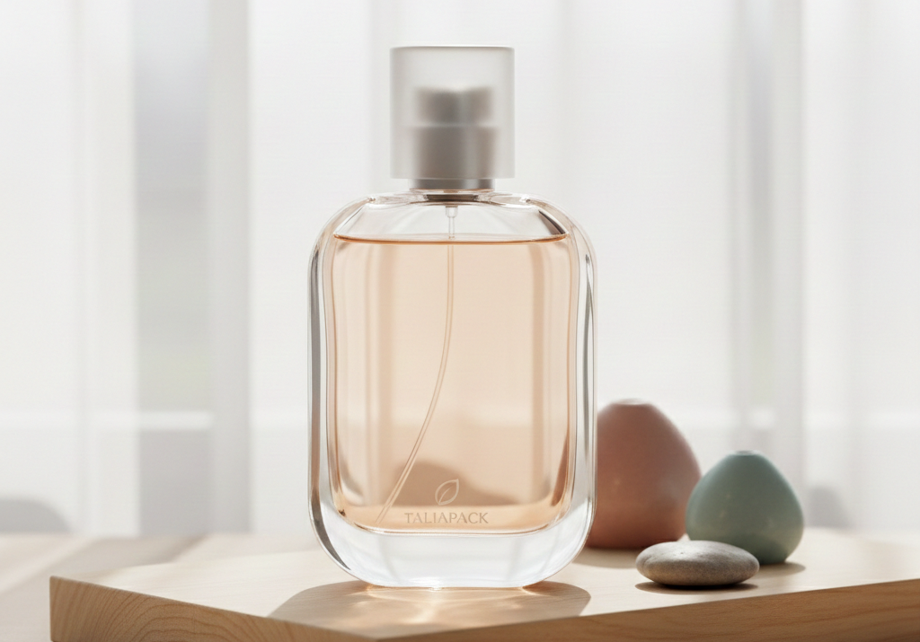 desain botol parfum lifestyle dengan tampilan modern dan ergonomis