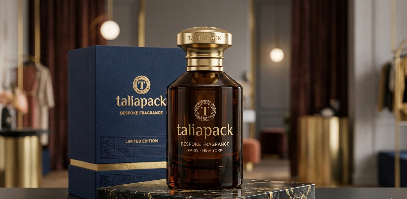 botol parfum custom dengan engraving logo dan kaca berwarna