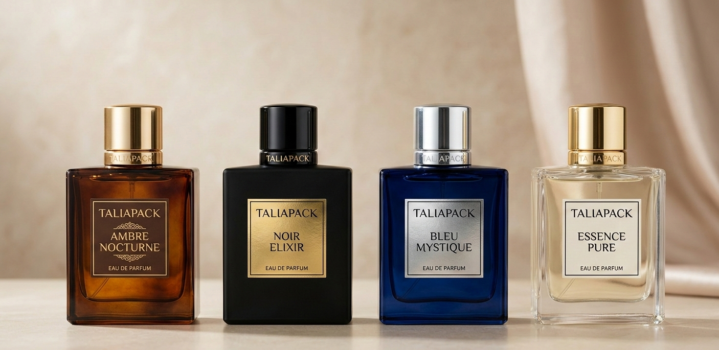 perbandingan warna botol parfum untuk perlindungan parfum dari cahaya