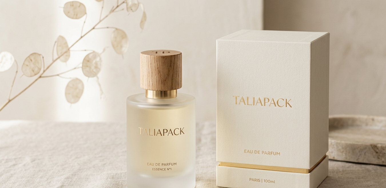botol parfum kaca frosted dengan desain premium minimalis