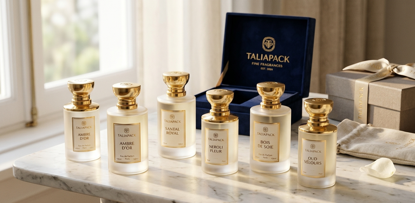 Botol parfum grosir premium dengan desain elegan dan finishing mewah